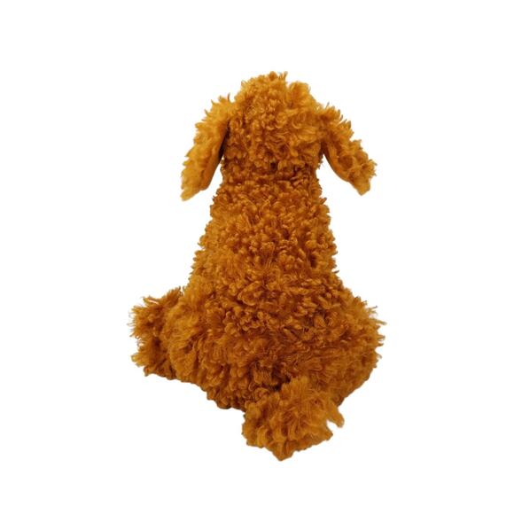 Jellycat Cooper Doodle Dog Plush Stuffed Animal Toy Sitting Toffee Curly - Picture 3 of 13